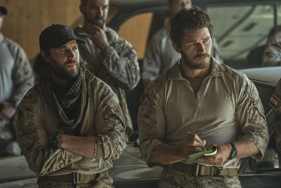 Taylor Kitsch and Chris Pratt in The Terminal List: Dark Wolf on Prime Video