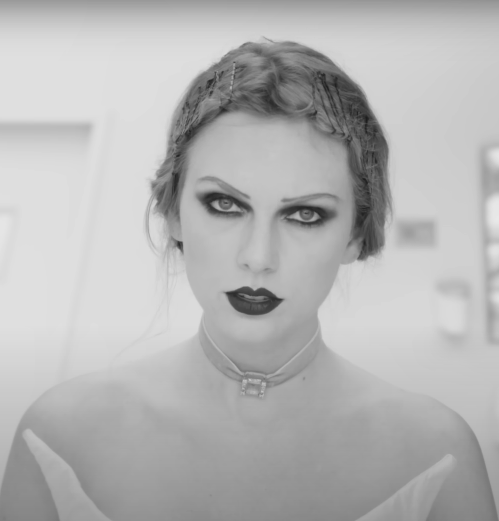 taylor swift in the "fortnight" music video