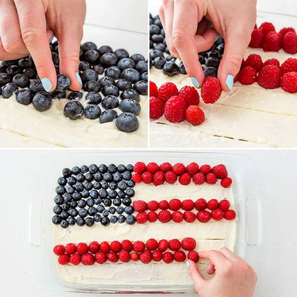 taylor swift's flag cake