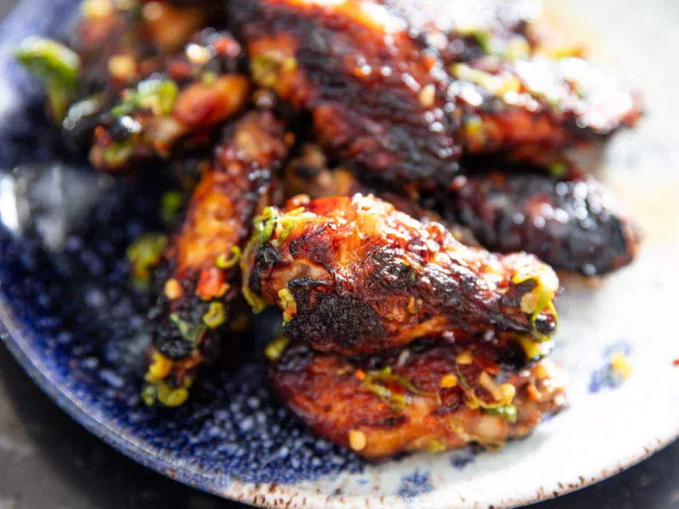 Tea Smoked Chicken Wings