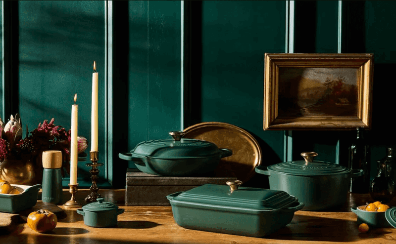 LE CREUSET ピーコック ペアグリーン ７点セット Le Creuset's Stunning New Green Collection - Brit + Co