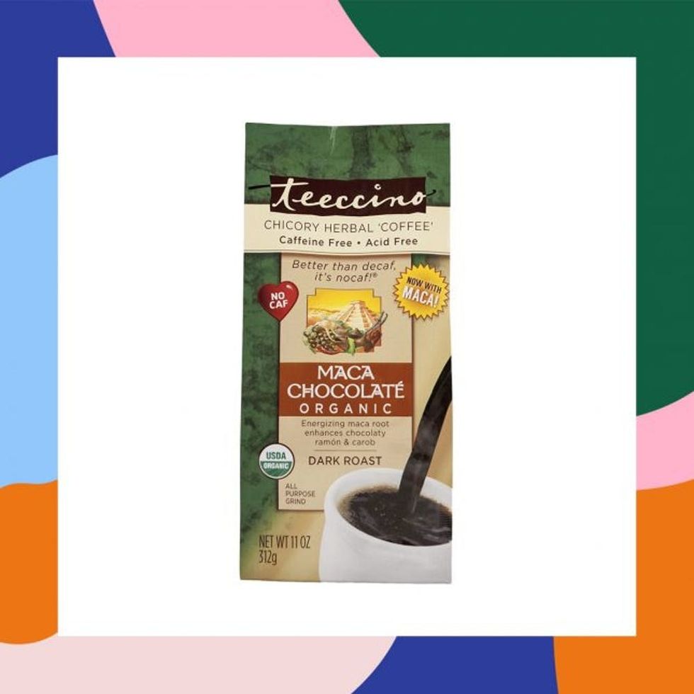 Teeccino Maca Chocolate\u0301 Organic Chicory Herbal Coffee