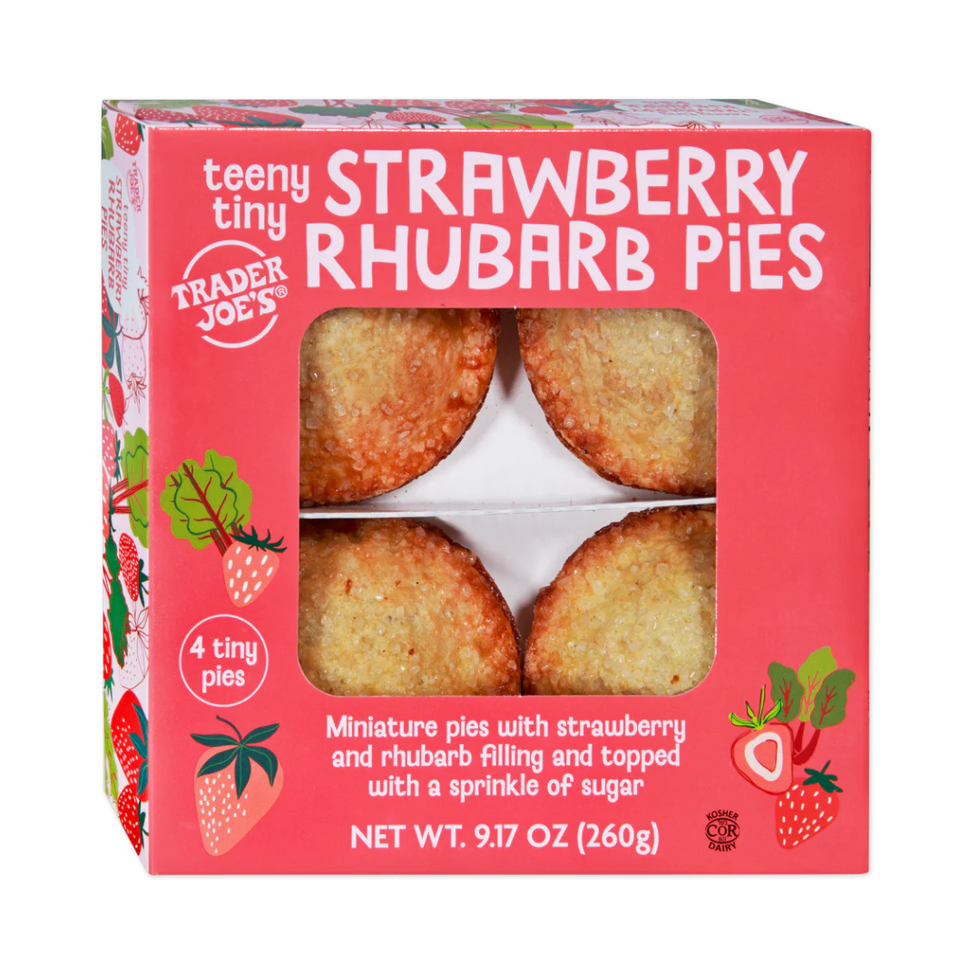 Teeny Tiny Strawberry Rhubarb Pies
