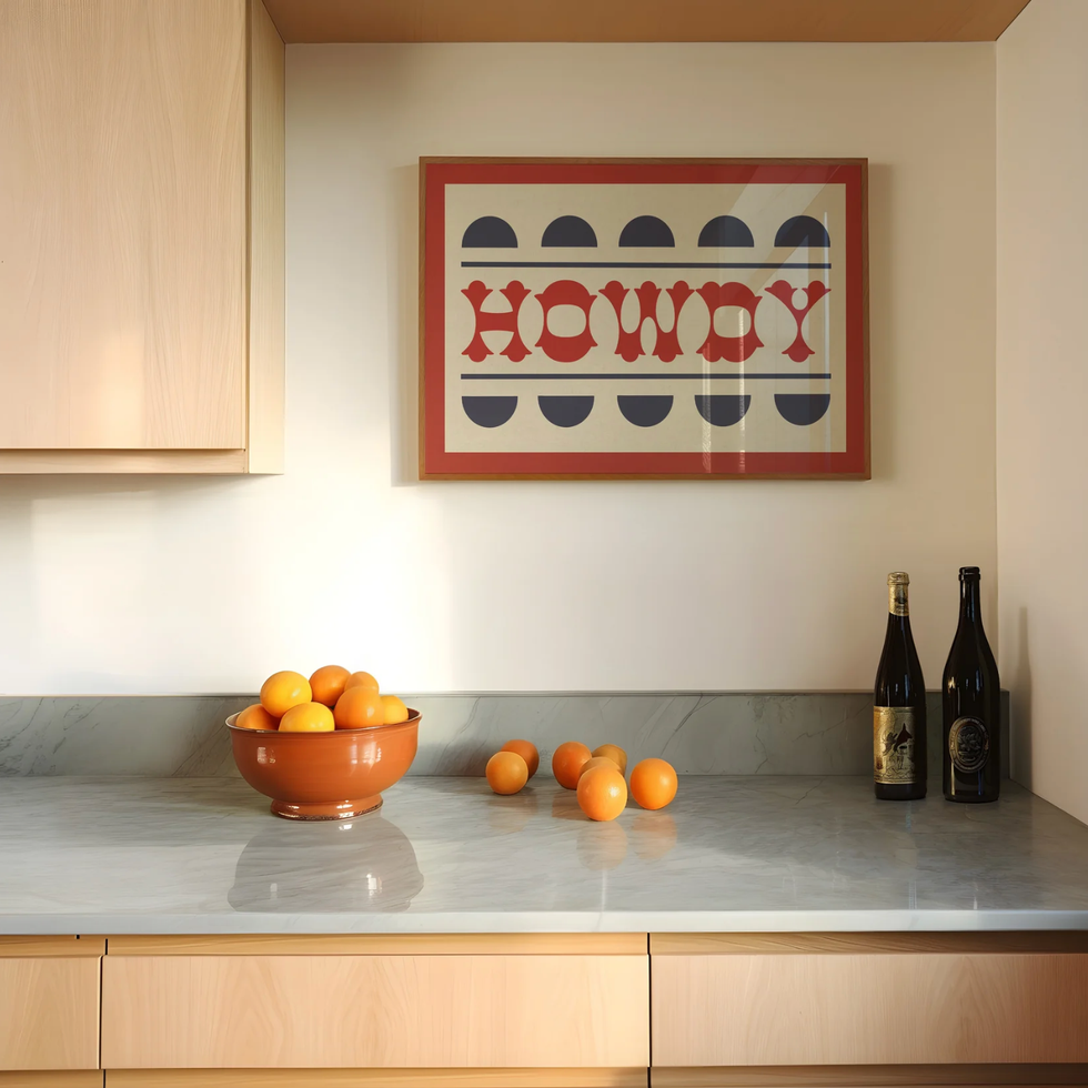 Tejas Country Club Howdy Print