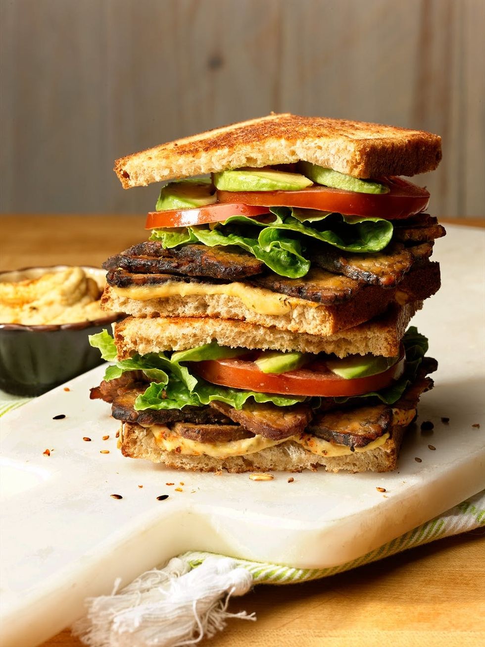 Tempeh sandwich