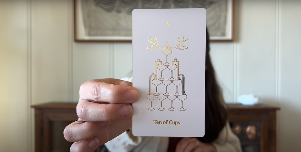ten of cups tarot card