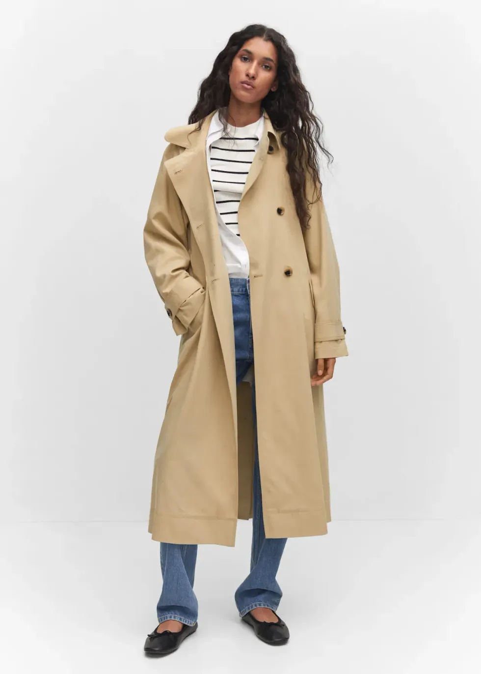 Tencel Trench Coat
