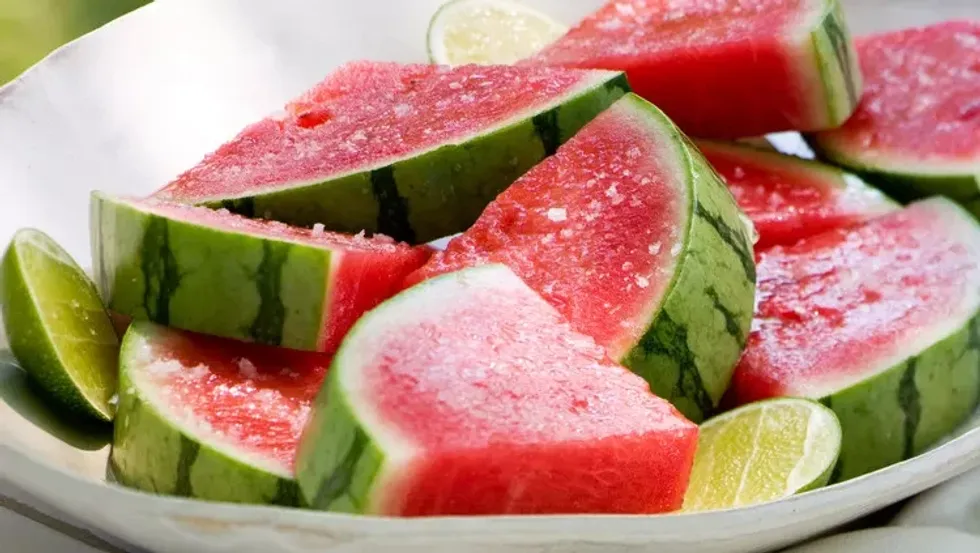 Tequila-Soaked Watermelon Wedges