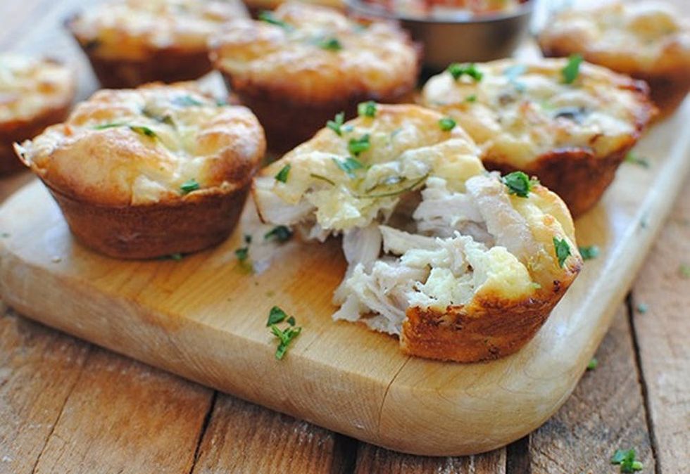 Tex-Mex Chicken + Cheese Pies mini pies