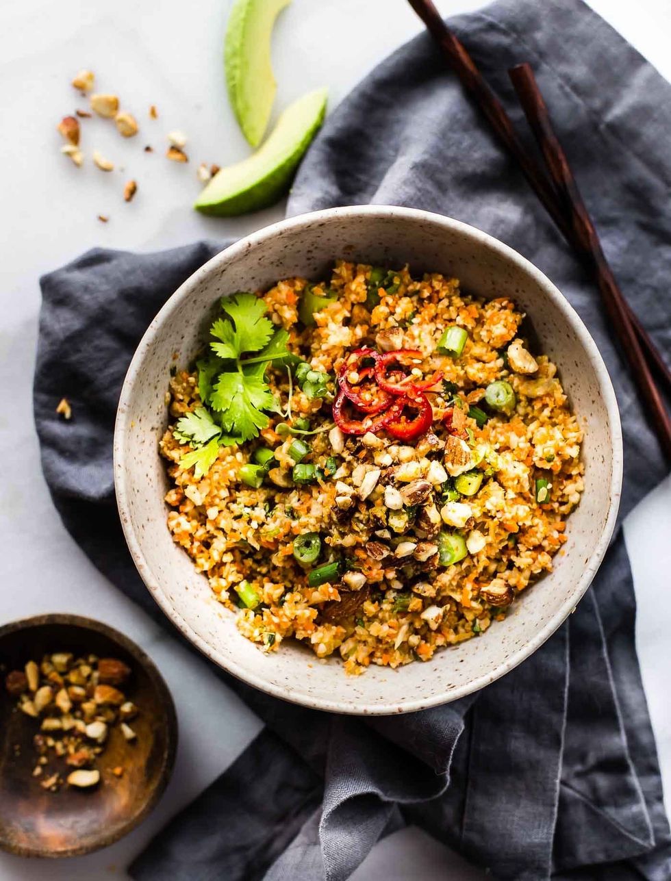 Thai Cauliflower Rice Salad