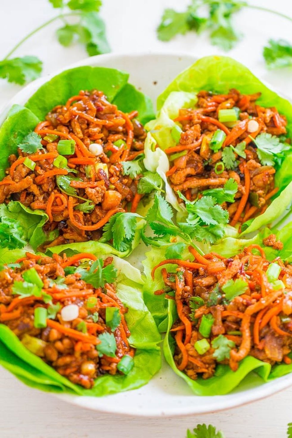 Thai Chicken Lettuce Wraps