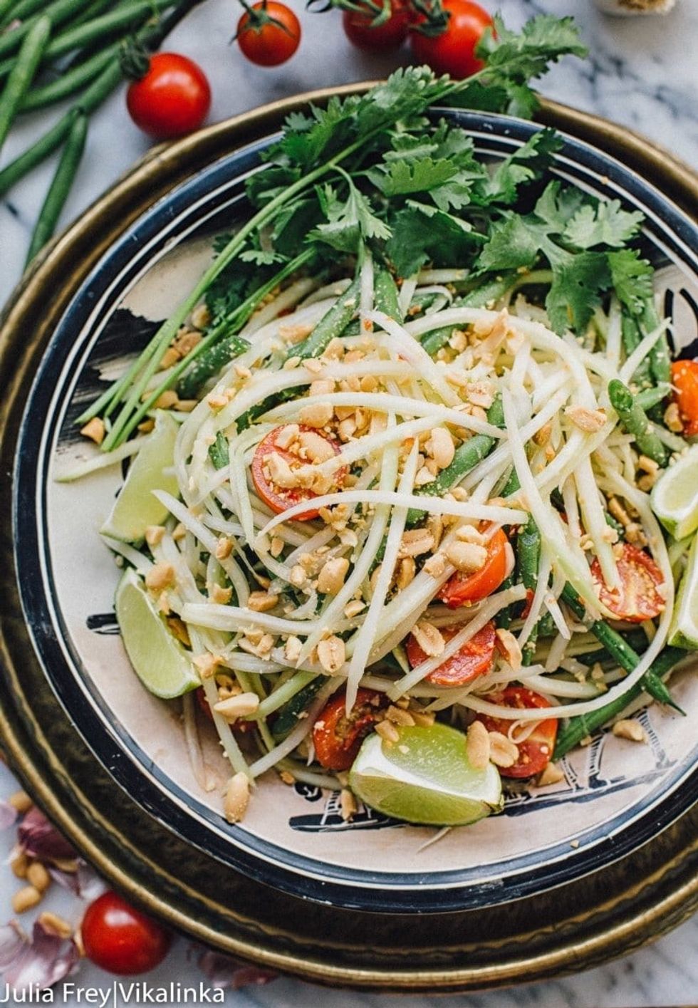 Thai Green Papaya Salad (Som Tam)
