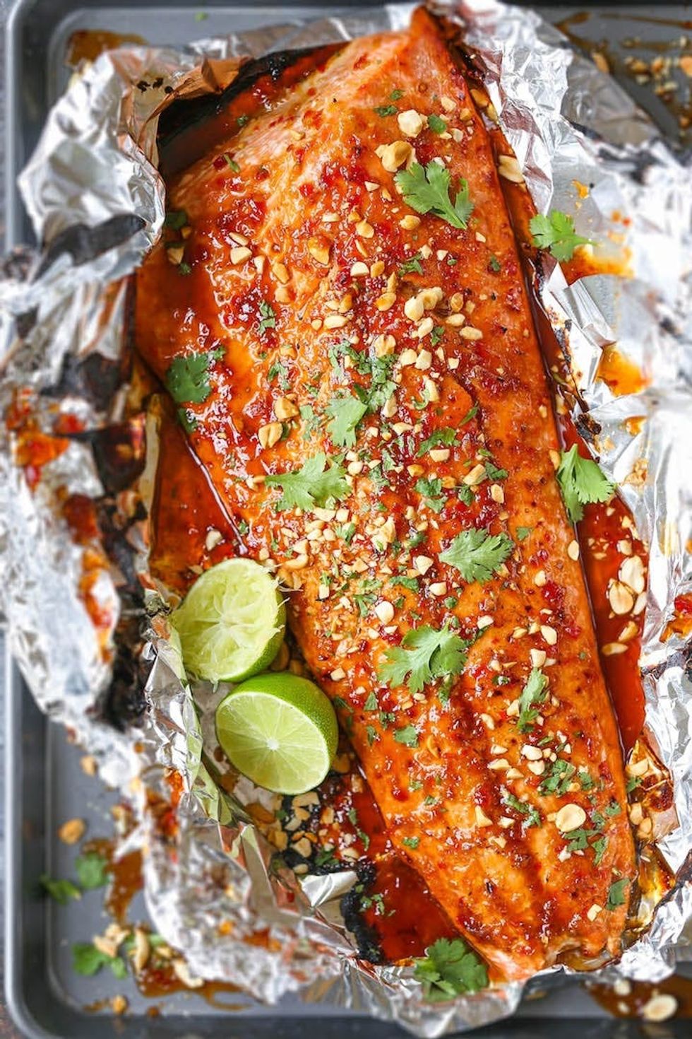 Thai Salmon in Foil