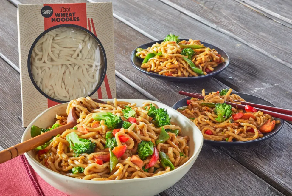 Thai Wheat Noodles from trader joes