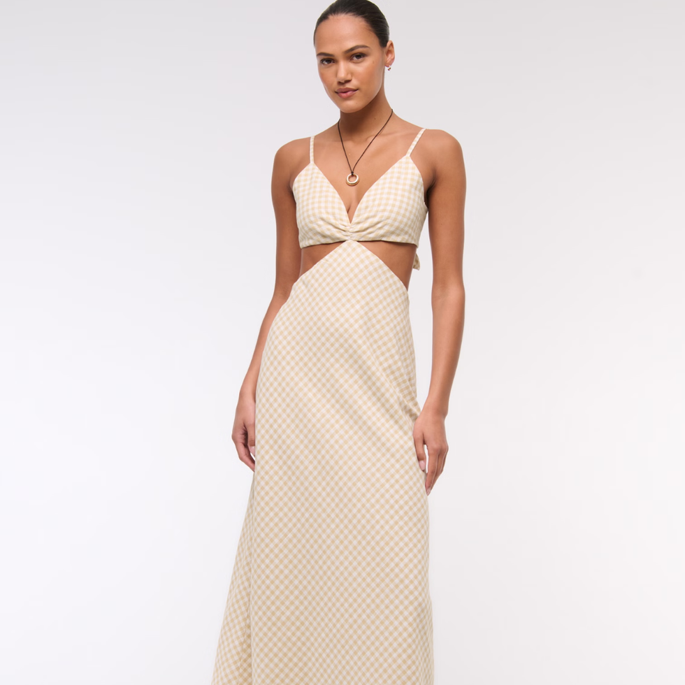 The A&F Julia Slip Cutout Maxi Dress