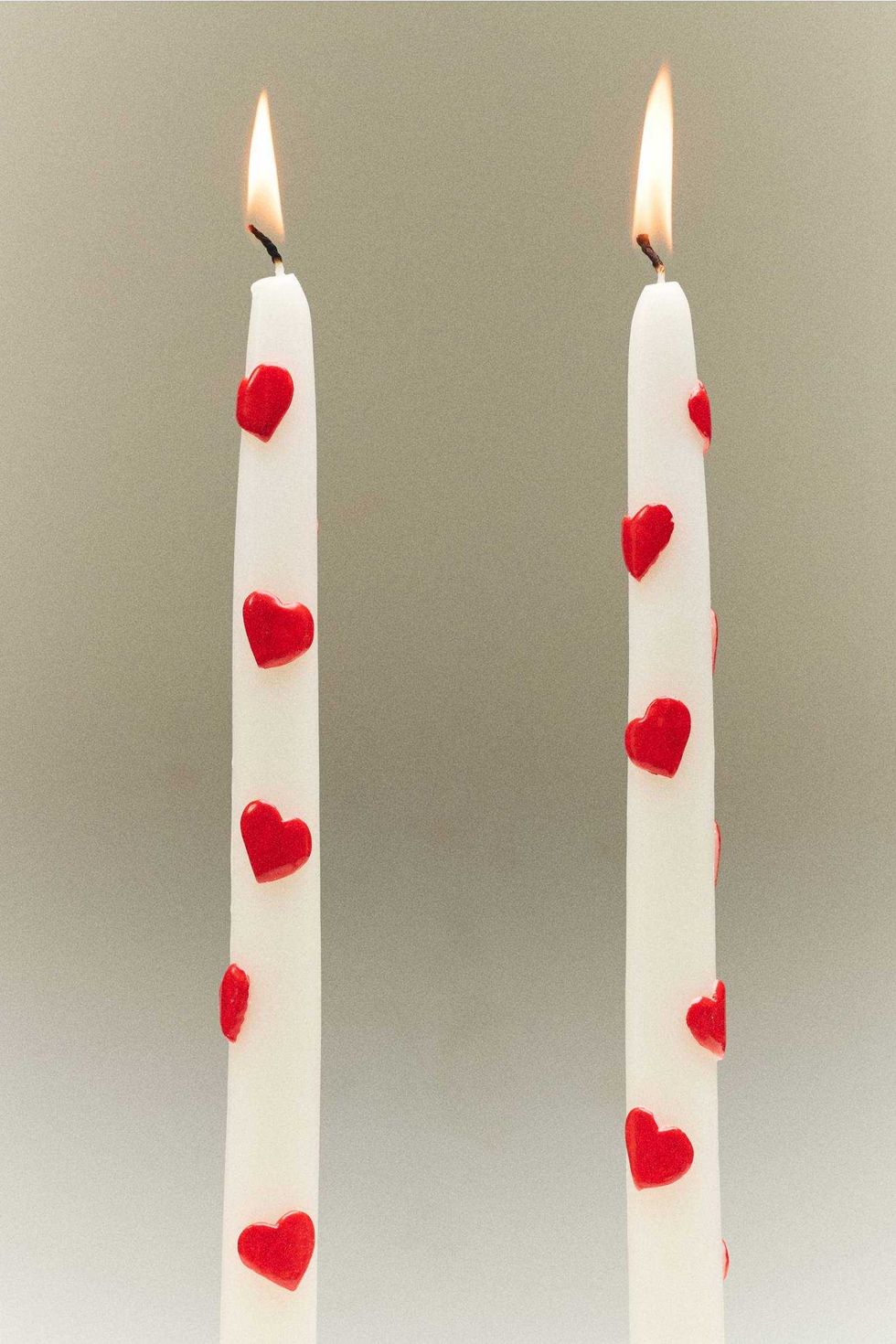 The Amour Taper Candles