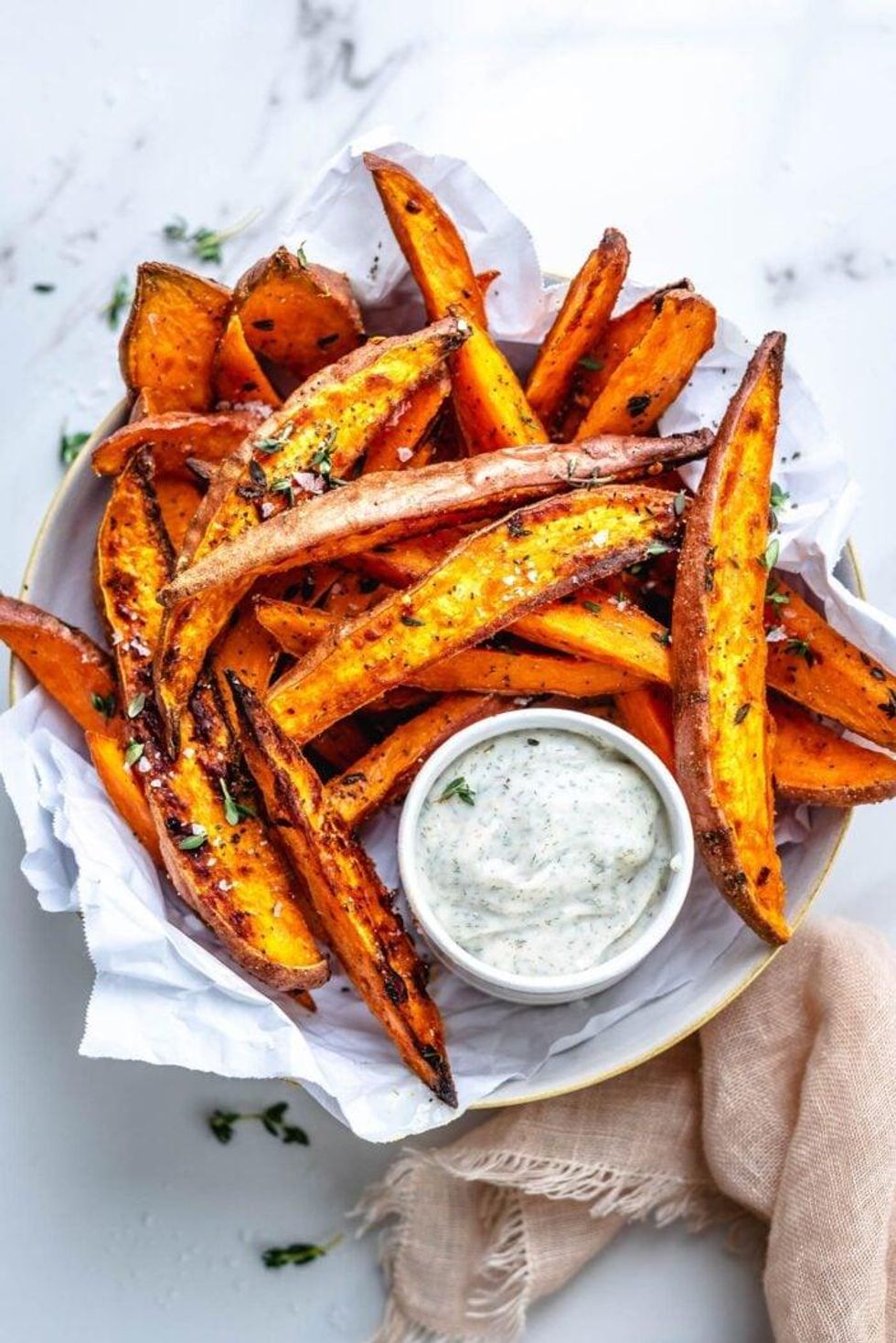 The Best Baked Sweet Potato Wedges