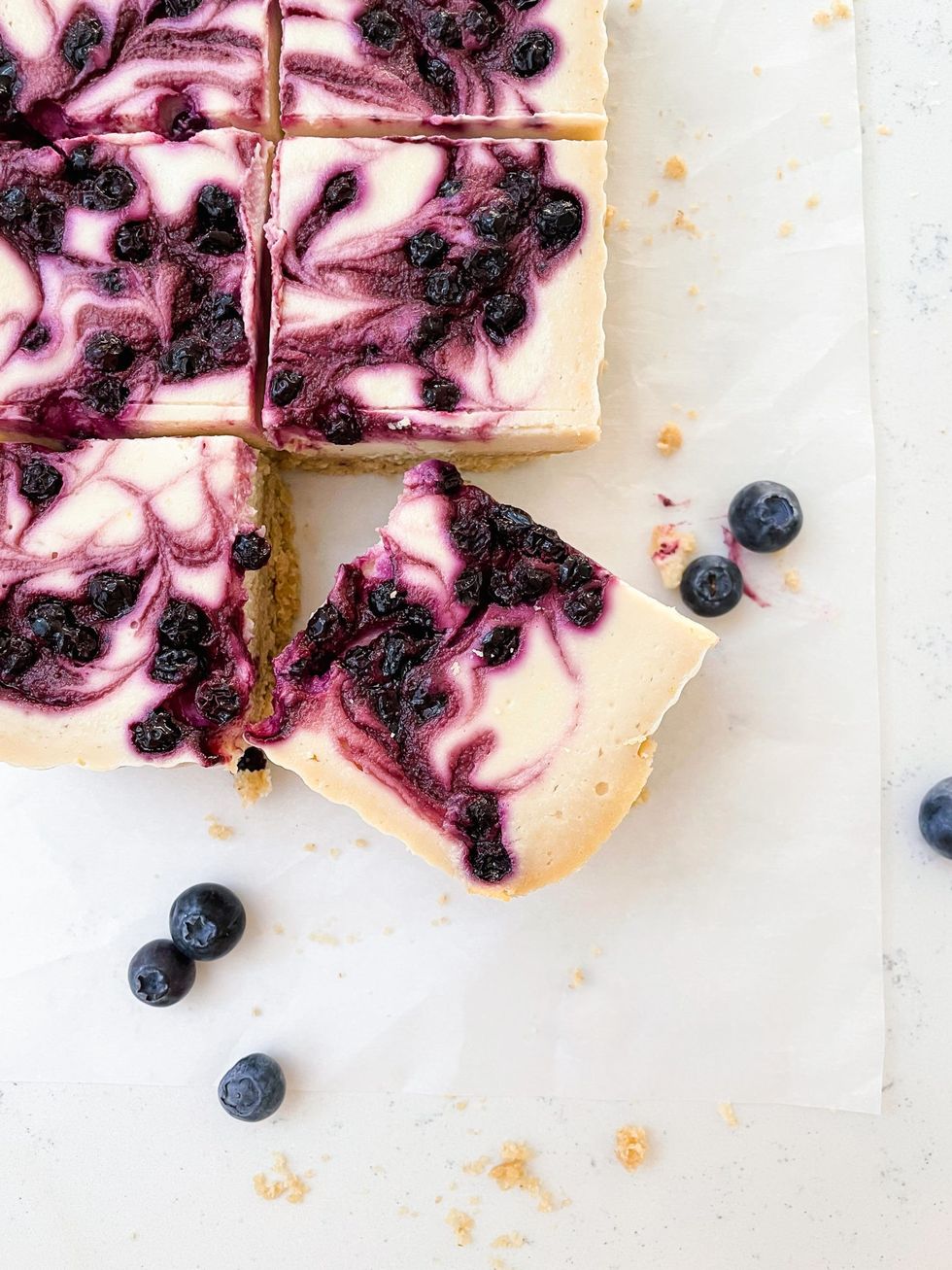 The Best Lemon Blueberry Bars