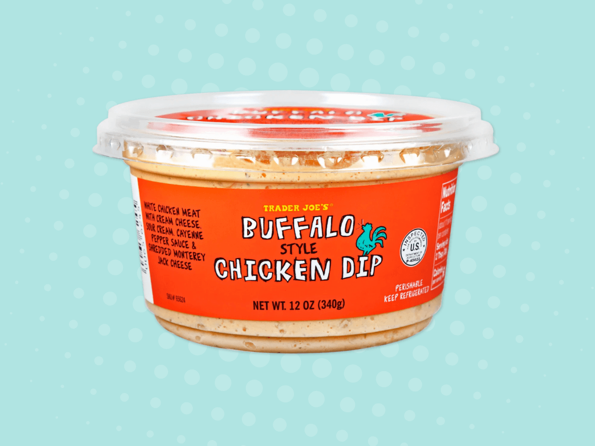 The best Super Bowl snacks from ​Trader Joe's include buffalo chicken dip, hot honey goat cheese, and garlic butter chips that all require zero prep.