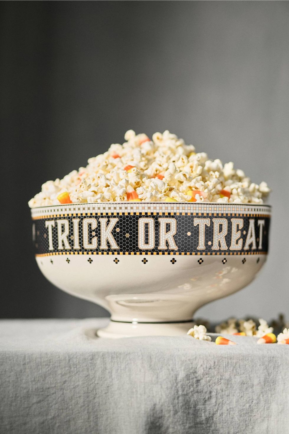 The Bistro Tile Stoneware Candy Bowl: Halloween Edition
