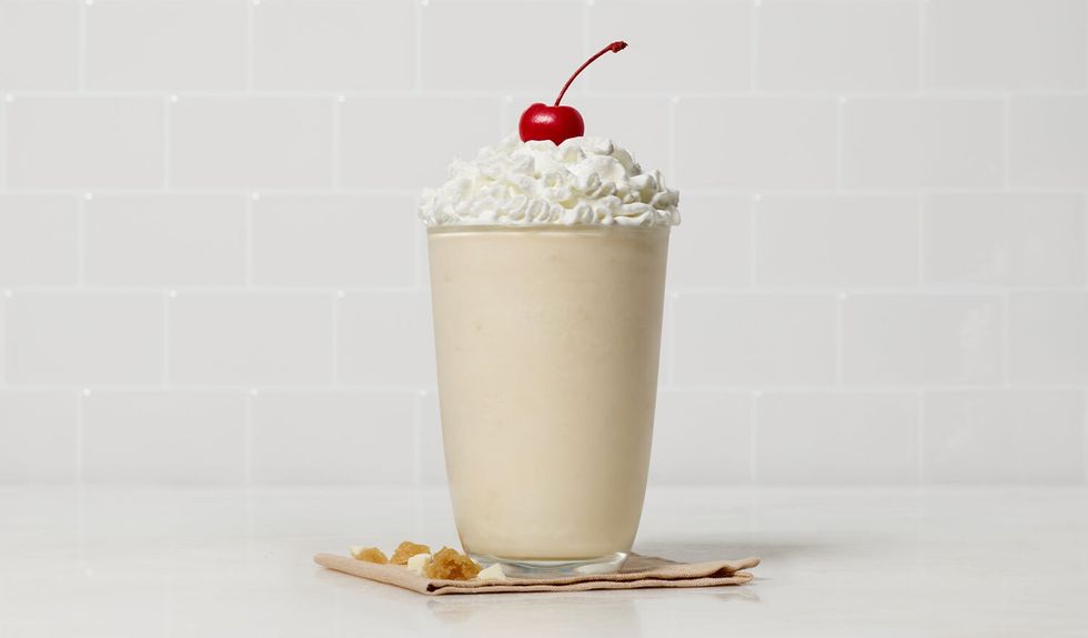 The Caramel Crumble Milkshake from chick-fil-a