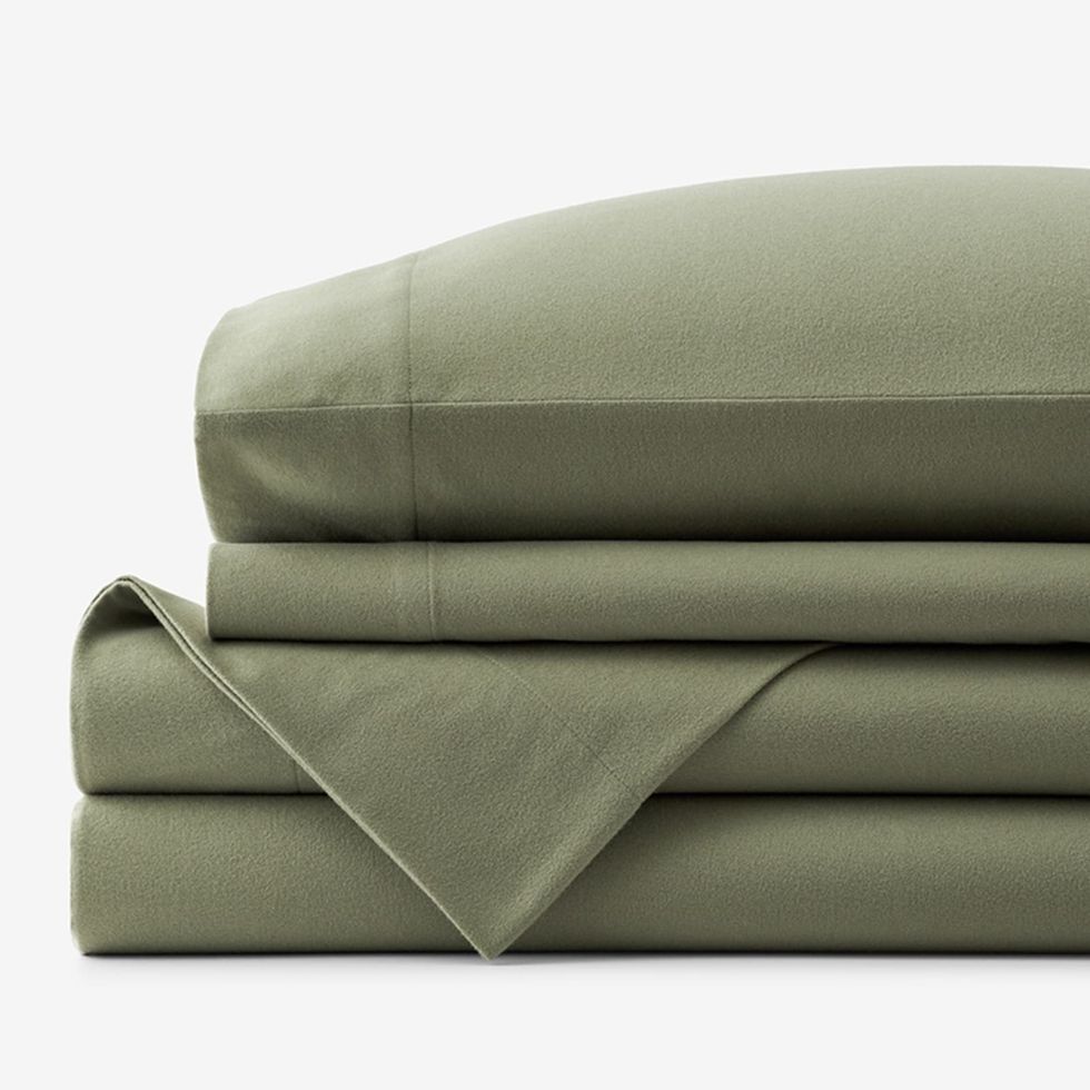 The Company Store Premium Ultra-Cozy Cotton Flannel Bed Sheet Set