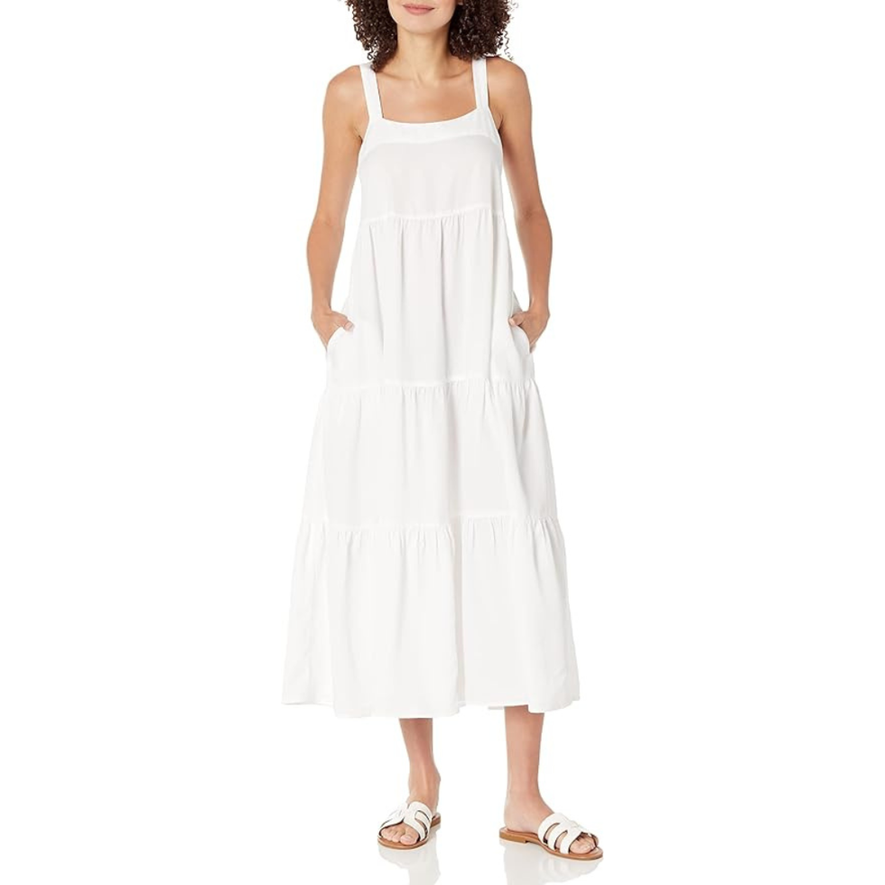 The Drop Women's Britt Tiered Maxi Tent Dress