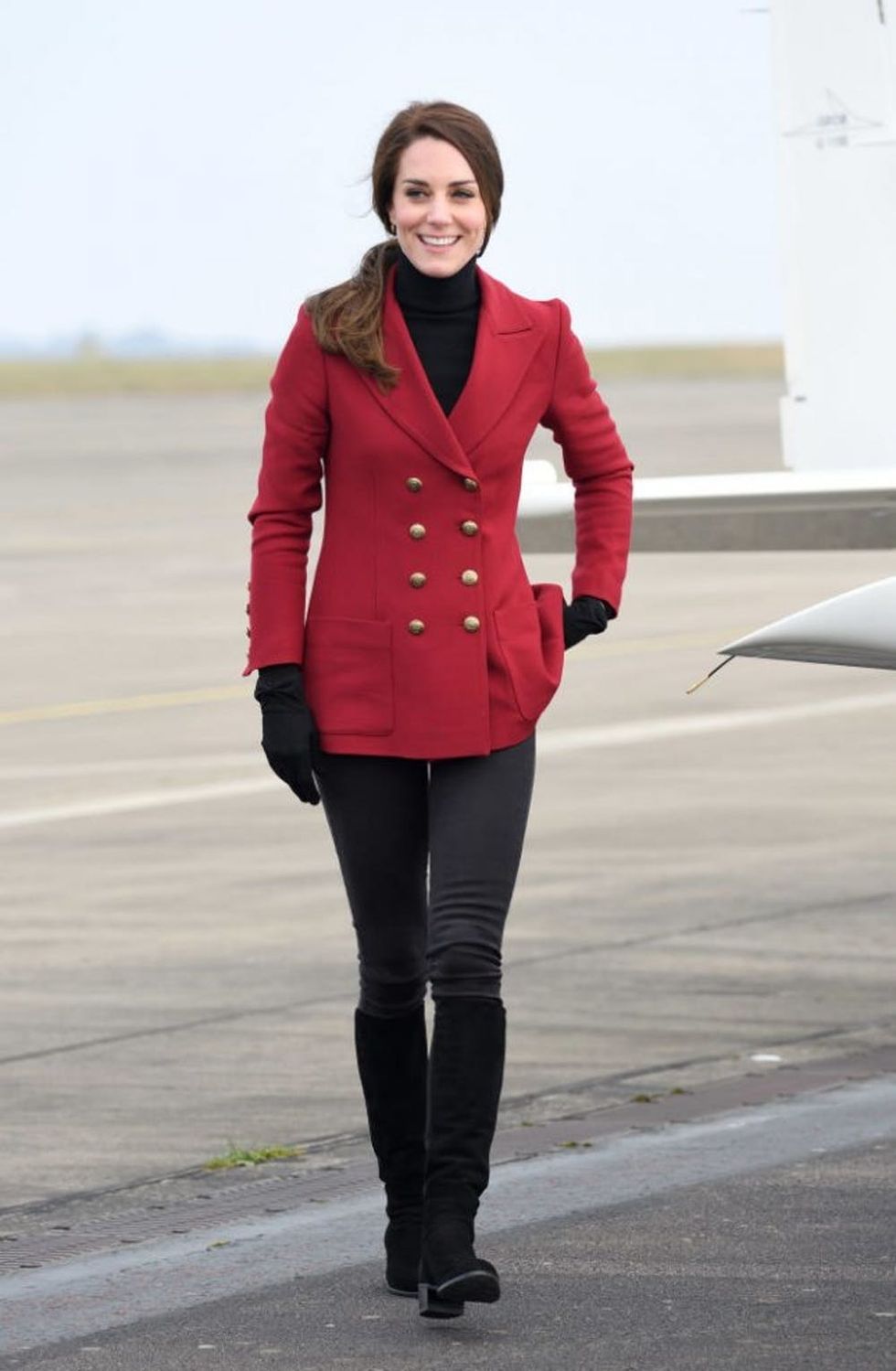The Duchess Of Cambridge Visits The RAF Air Cadets At RAF Wittering