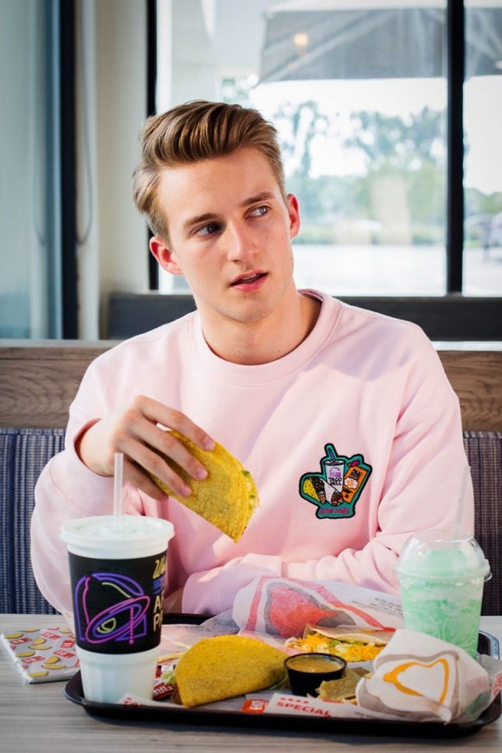 The Forever 21 x Taco Bell collection will be previewed on October 10 in the heart of the Fashion District in Downtown Los Angeles, on the eve of its