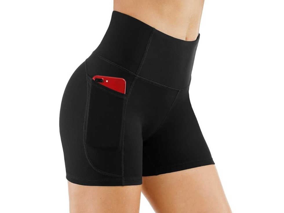 The Gym People High Waist Workout Shorts