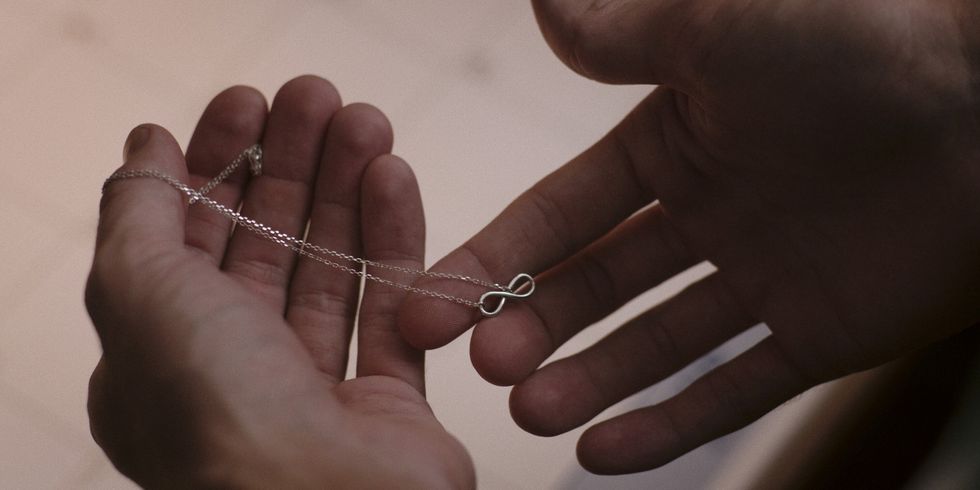 the infinity necklace