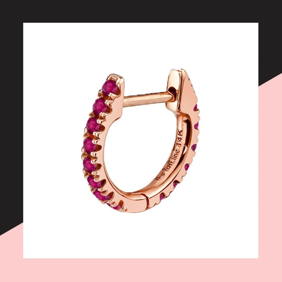 The Last Line Ruby Earrings