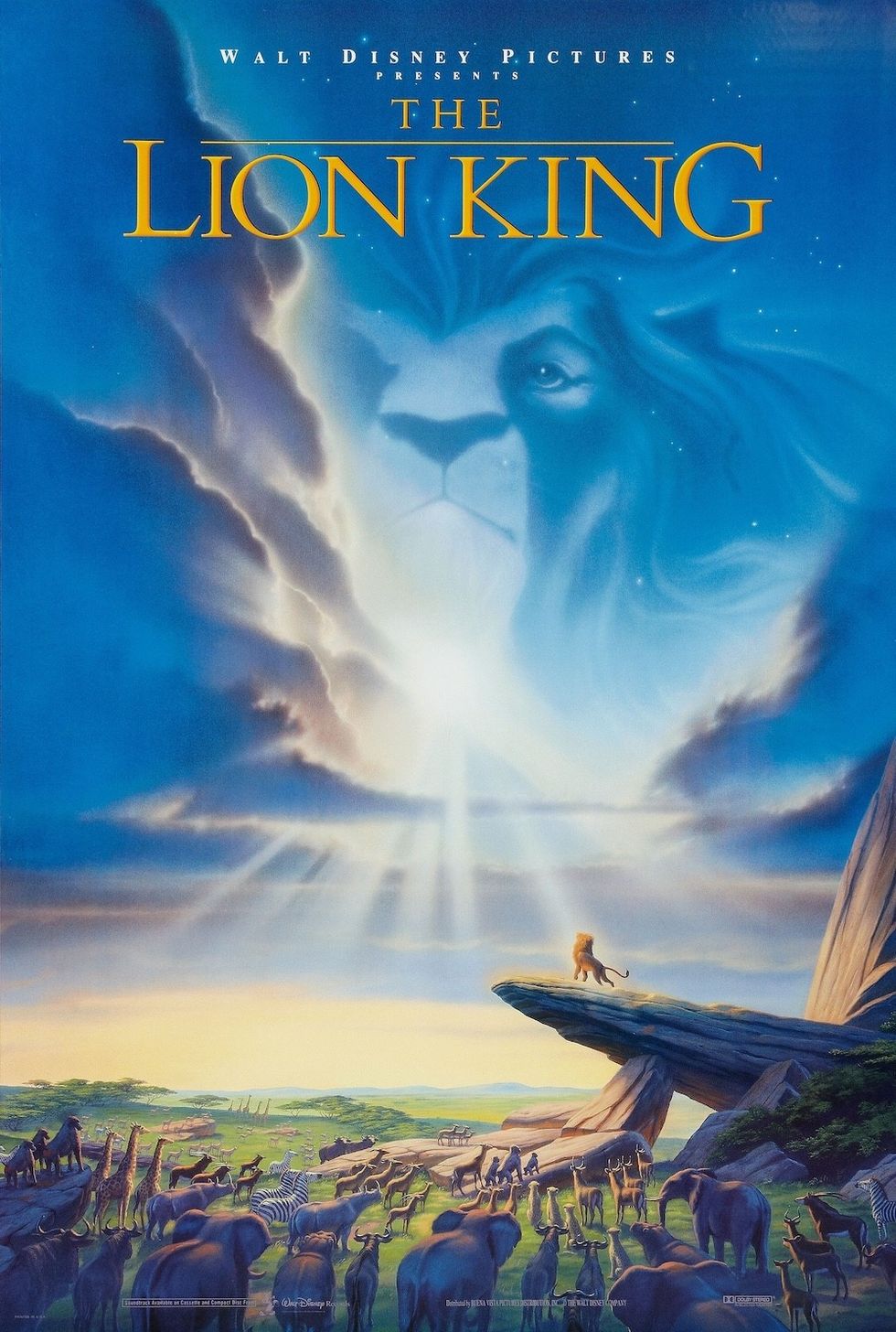 the lion king 1994 poster