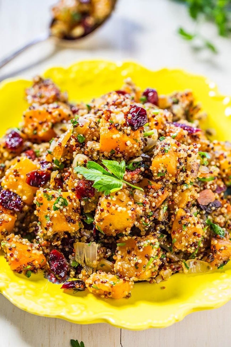 The Maple-Roasted Butternut Squash Quinoa Harvest Salad