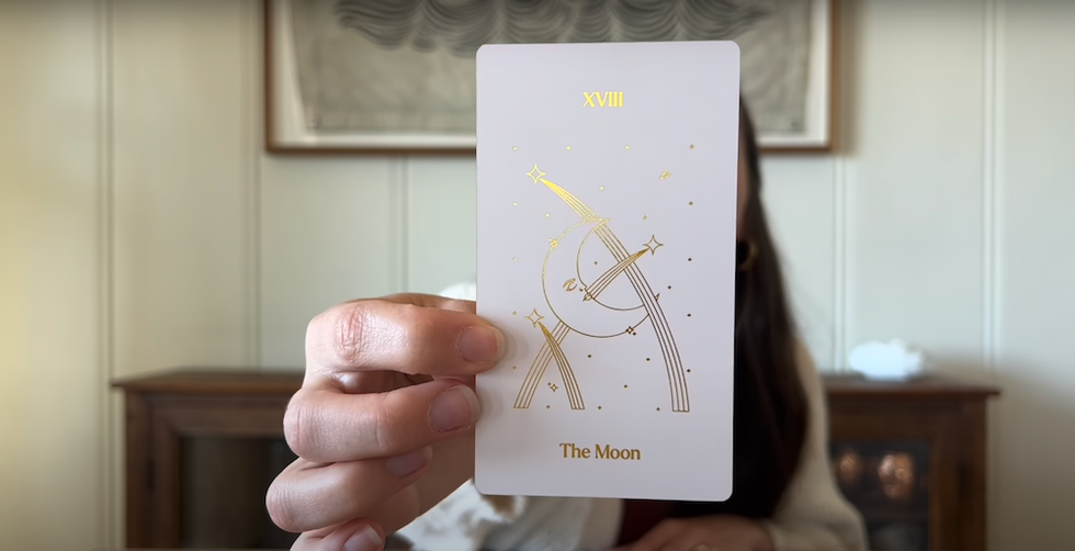 the moon tarot card