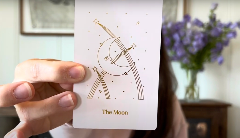The Moon Tarot Card