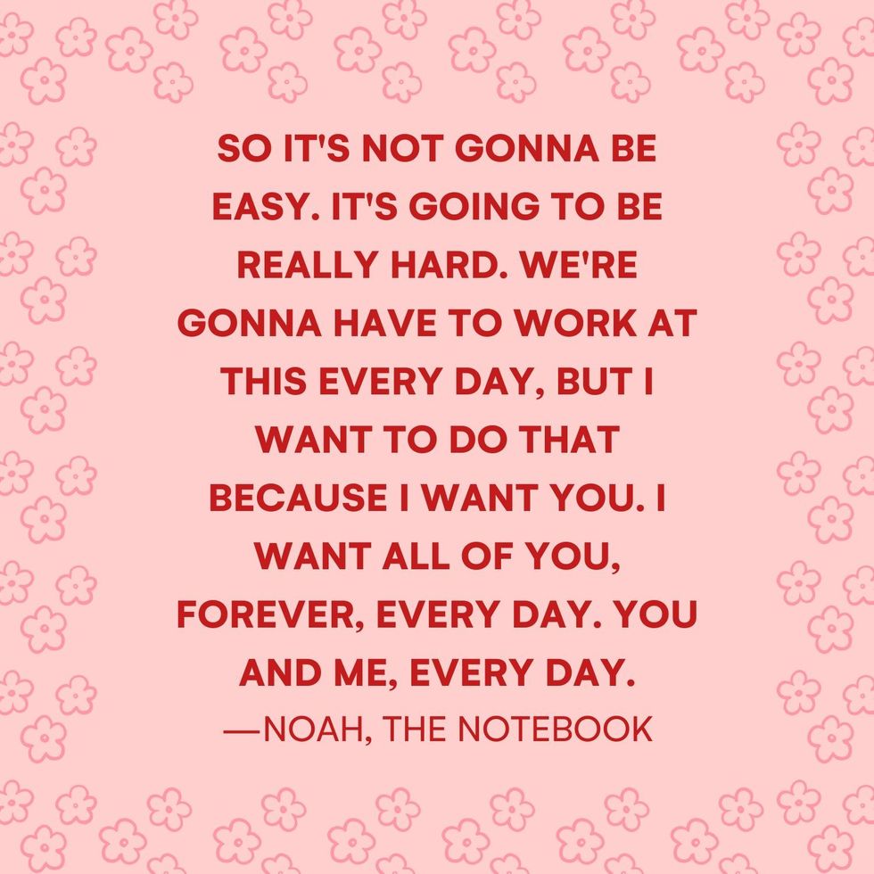 The Notebook romantic movie quotes
