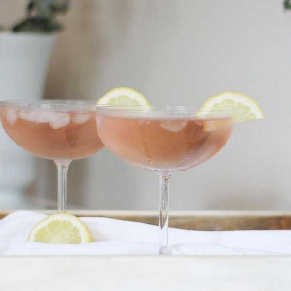 The Pink French 75 Cocktail