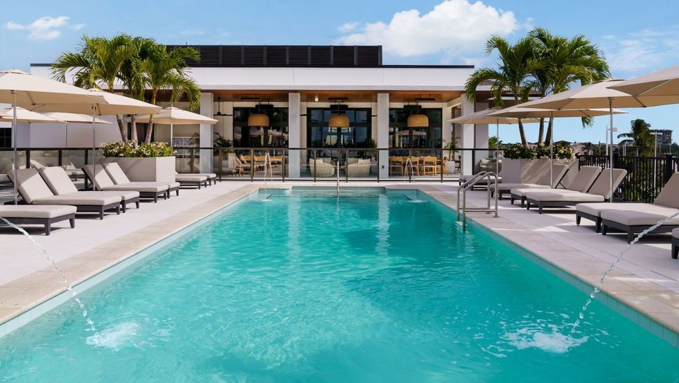the pool at AC Naples Hotel 5th Avenue in Naples, FL