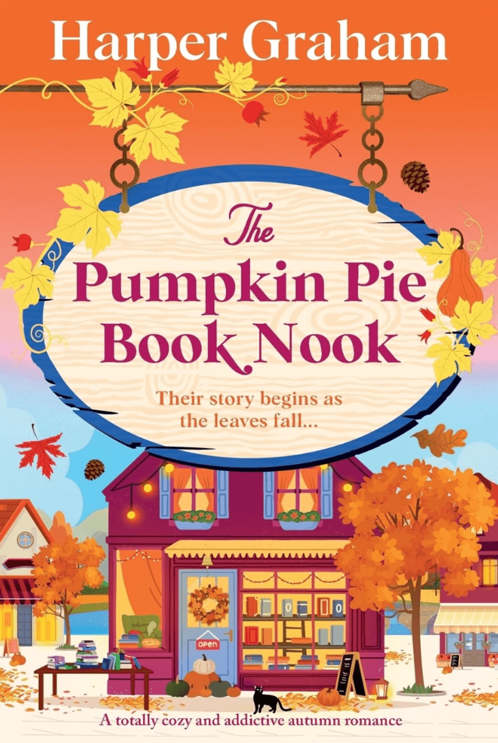 The Pumpkin Pie Book Nook by Harper Graham