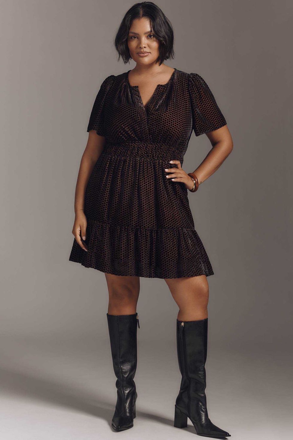 The Somerset Velvet Mini Dress