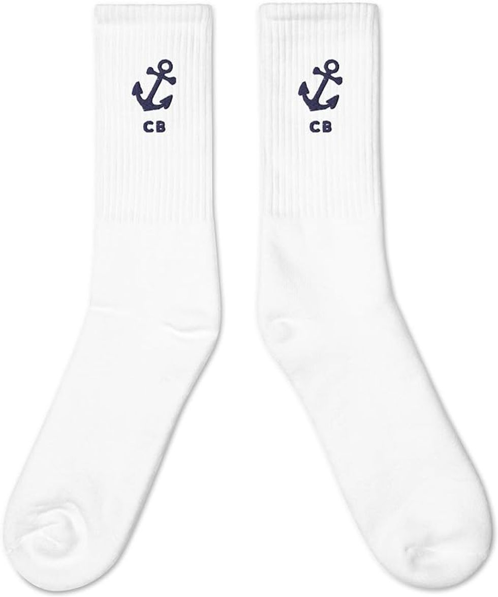 The Summer I Turned Pretty Cousins Beach Yacht Club Embroidered Socks
