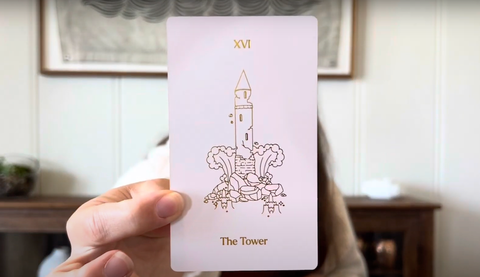 The Tower Tarot Card