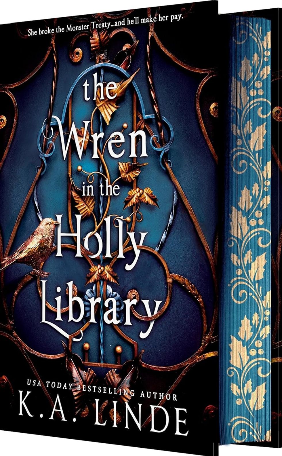 The Wren in the Holly Library by K.A. Linde