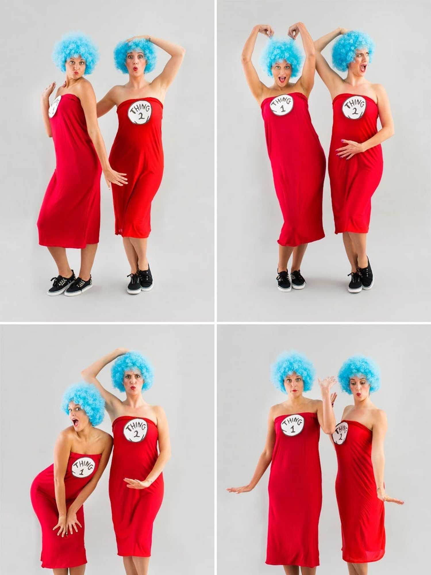 Thing 1 and Thing 2 costume