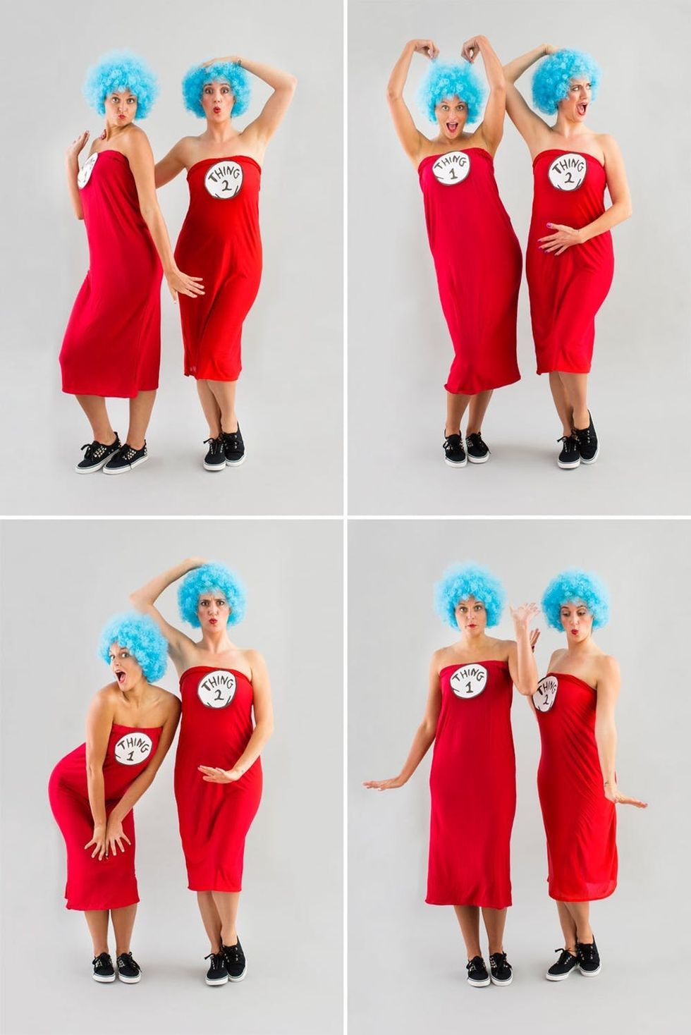 Thing 1 and Thing 2 costume
