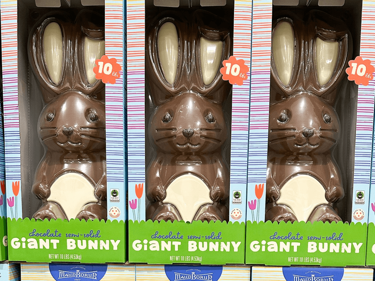 This Giant Chocolate Bunny At Costco Is Going Viral For Easter 2026