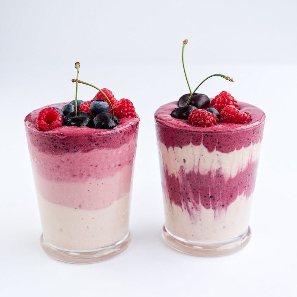 This layered ombre smoothie is almost too pretty to drink!