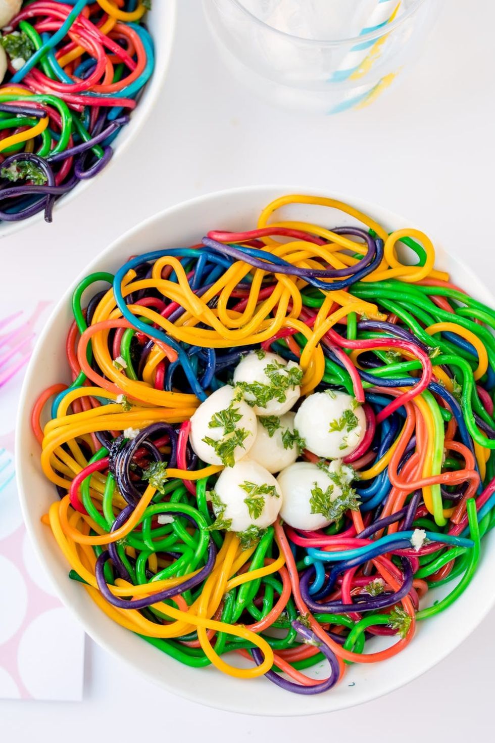This Simple Rainbow Spaghetti Nest Recipe Actually Tastes Amazing Too!