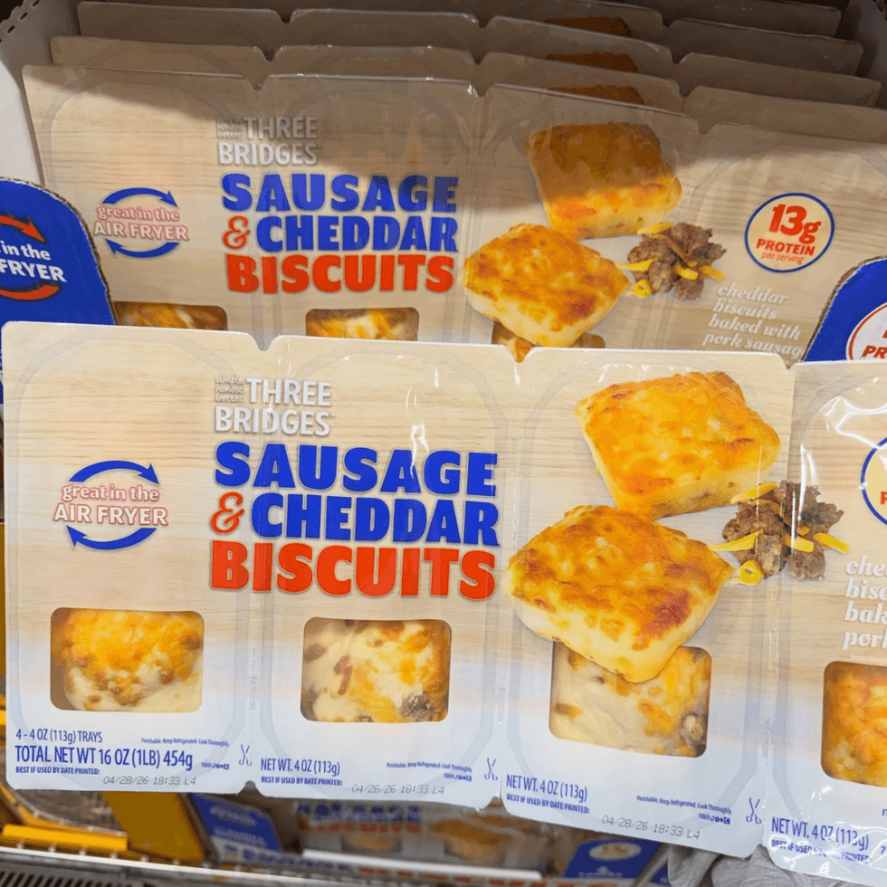 Three Bridges Sausage & Cheddar Biscuits